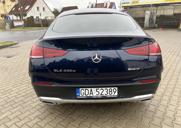 Mercedes-Benz GLE cena 280000 przebieg: 124900, rok produkcji 2020 z Olsztyn małe 704